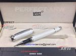 Perfect Replica Montblanc Rollerball pen White & Silver - Special Edition New